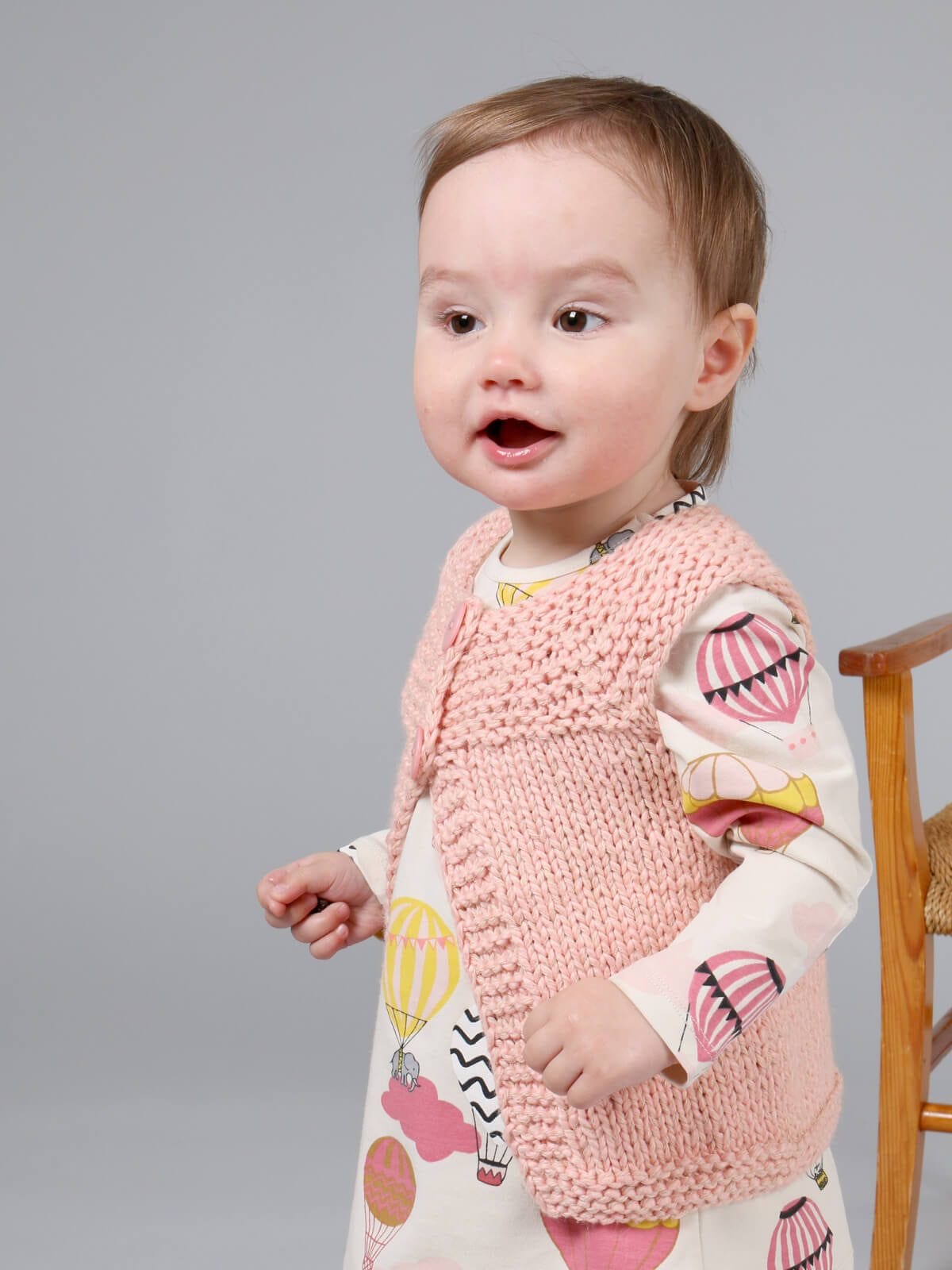 Strikkeoppskrift – Enkel vest